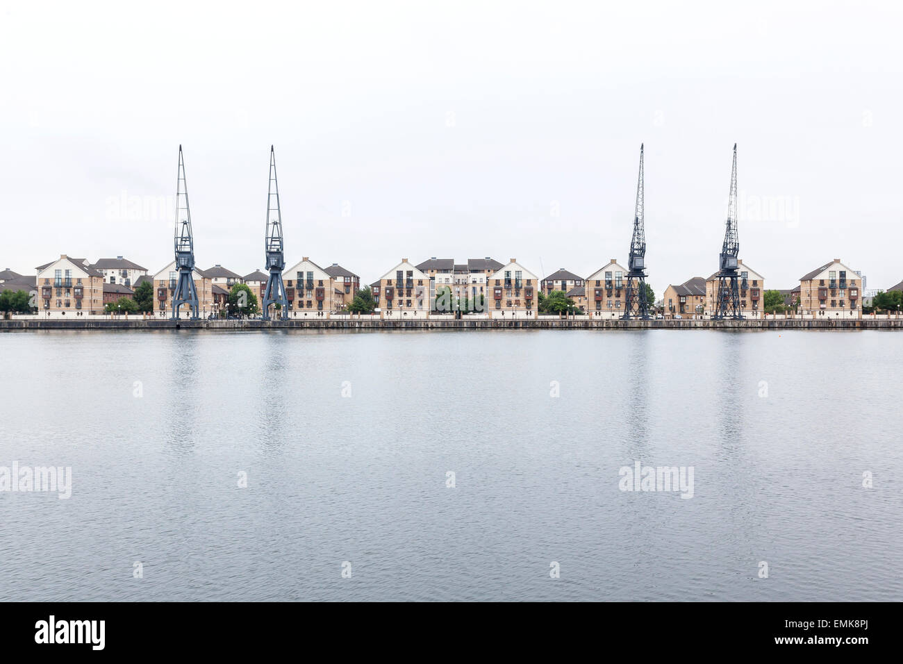 Royal Victoria Dock on the River Thames, London, England, United Kingdom Stock Photo