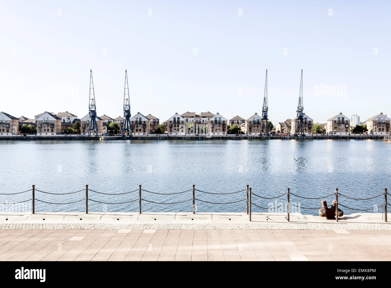 Royal Victoria Dock on the River Thames, London, England, United Kingdom Stock Photo