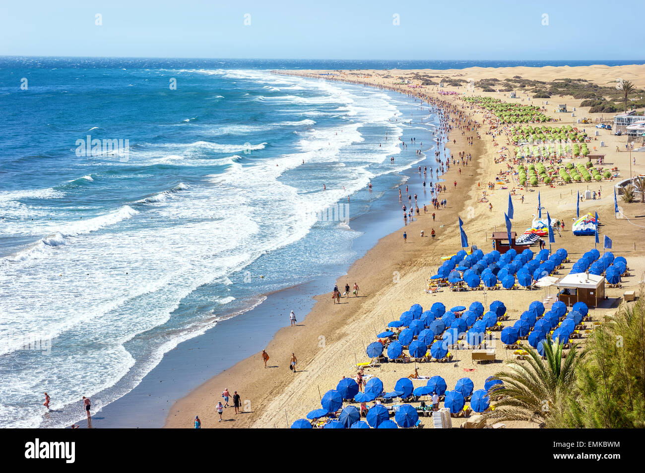 Maspalomas beach Stock Photo - Alamy