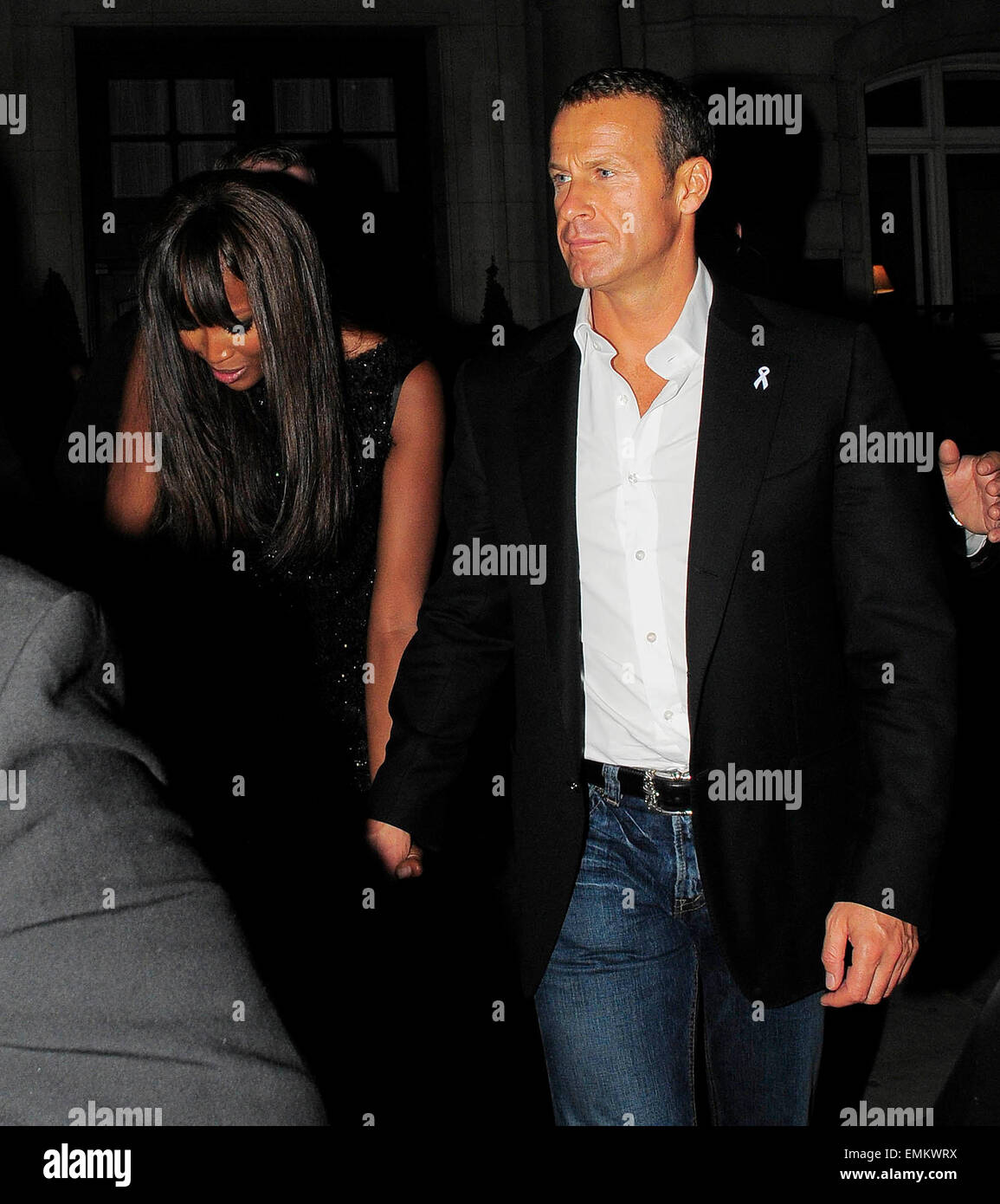 17 09 2008 London Naomi Campbell Leaving The Fashion Relief Show