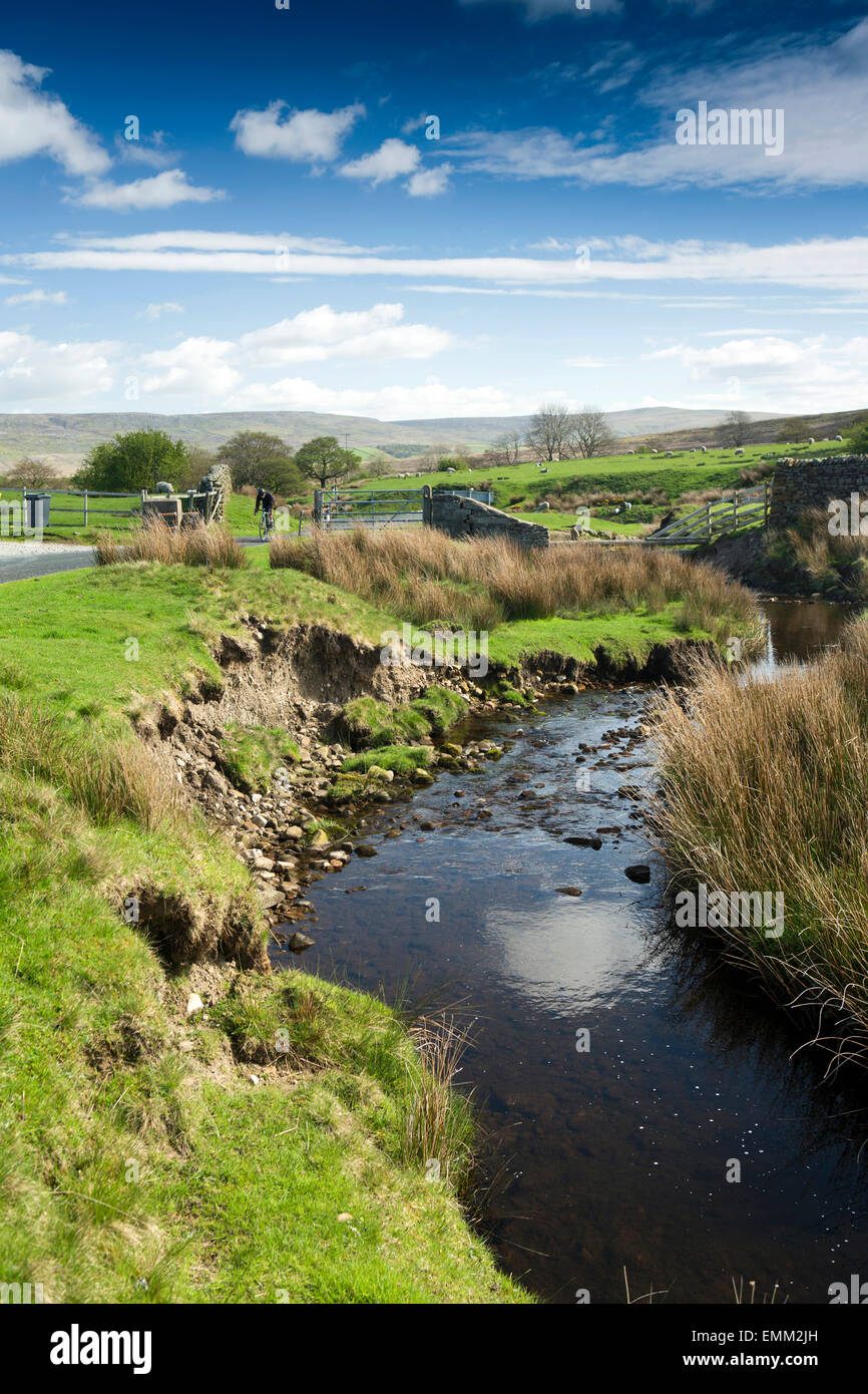 UK, England, Lancashire, Trough of Bowland, Cam Brook flowing off Hawthornthwaite Fell Stock Photo