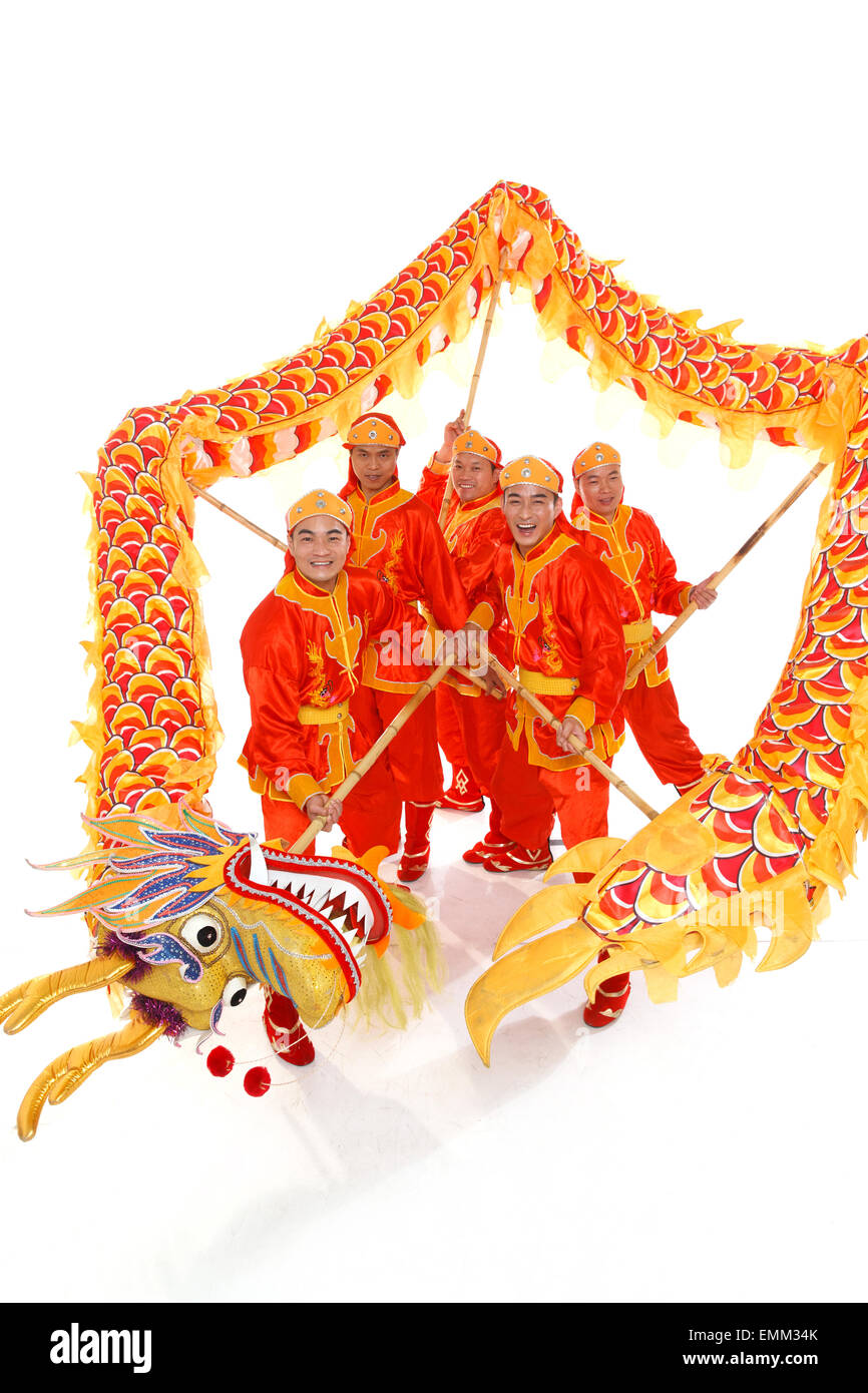Dragon Dance Stock Photo