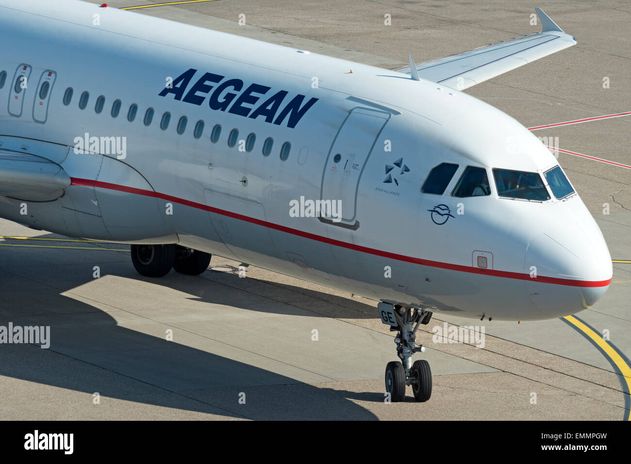 Aegean Airlines Airbus A320 Stock Photo