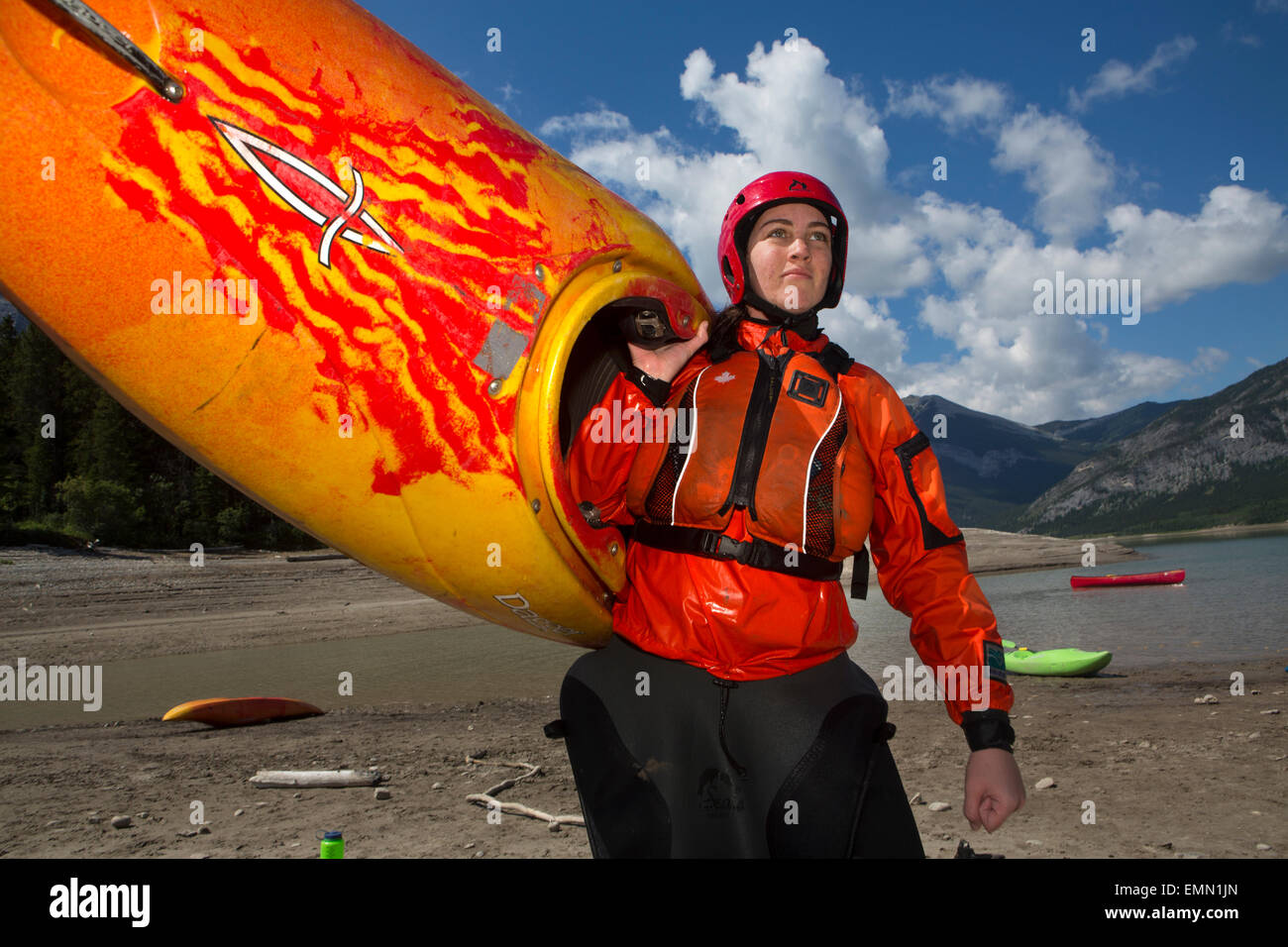 canoeing is an popular outdoor activity in Canada Stock Photo Alamy