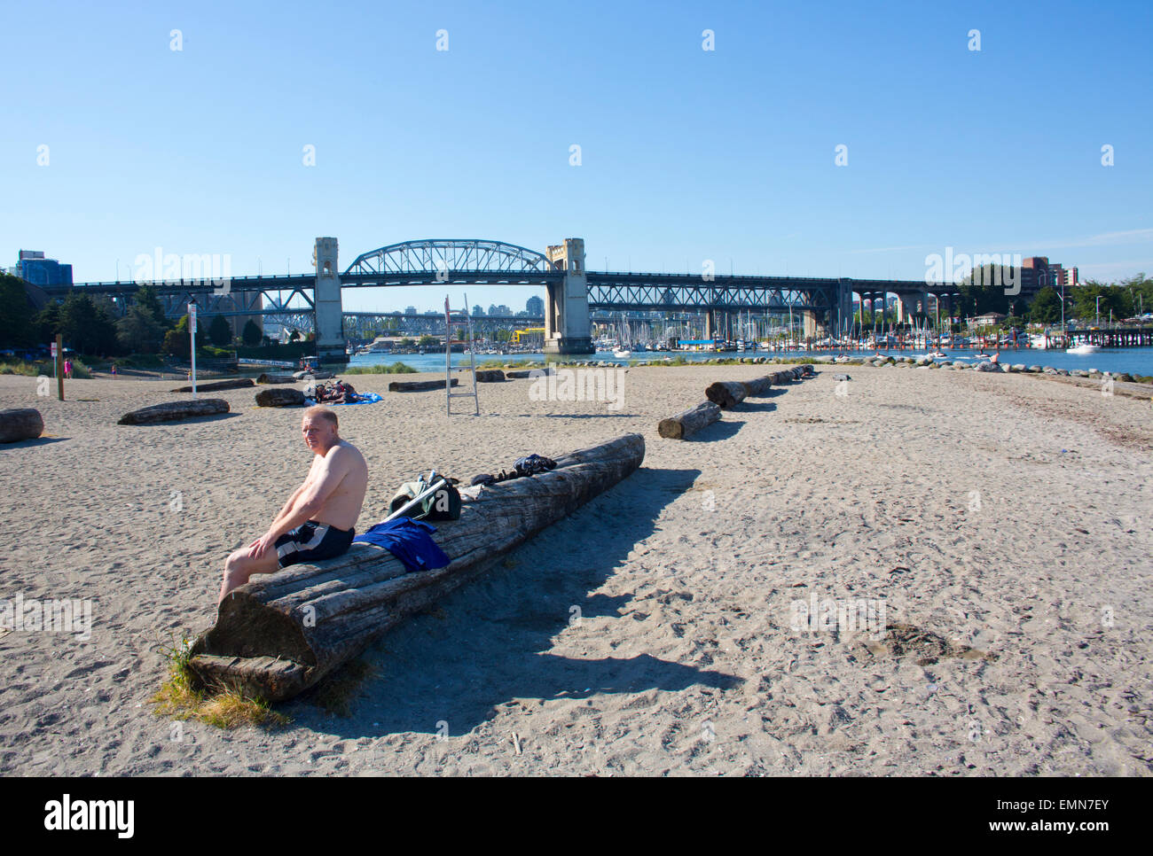 Vancouver beach, Canada Stock Photo