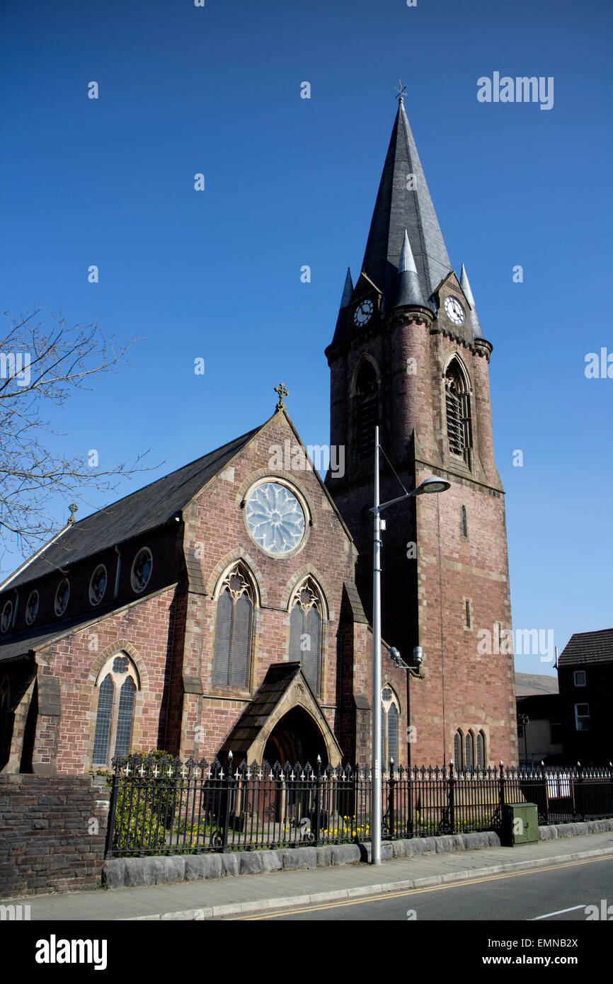 Christ Church, Ebbw Vale, Blaenau Gwent, Wales, UK Stock Photo Alamy