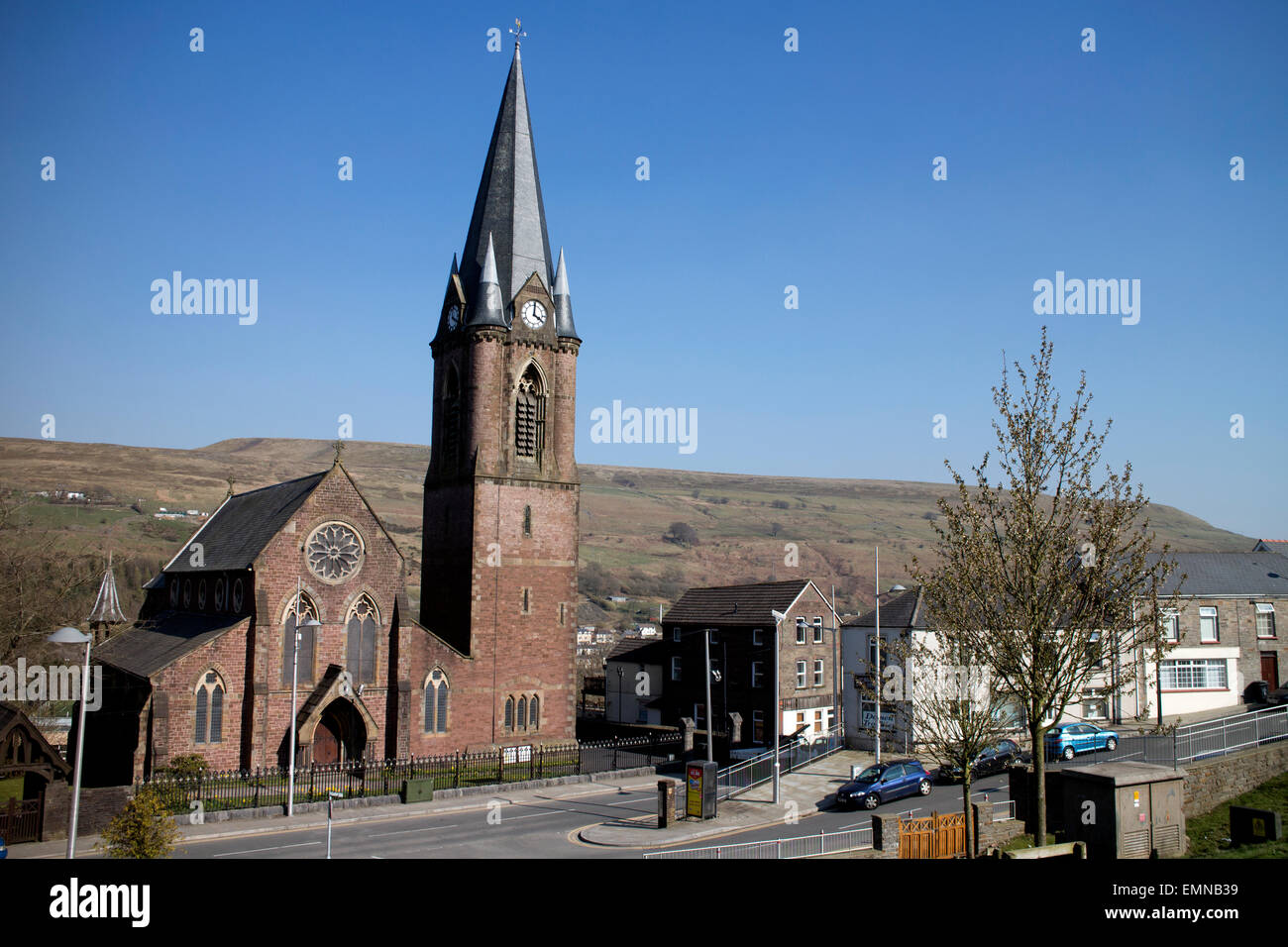 Christ Church, Ebbw Vale, Blaenau Gwent, Wales, UK Stock Photo Alamy