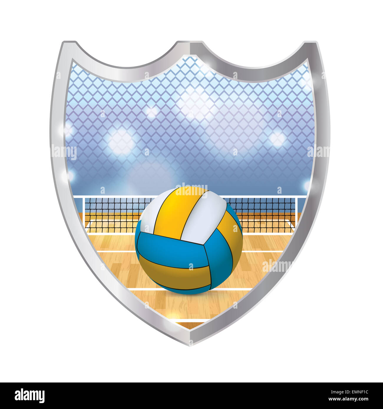 Volleyball court net inside Cut Out Stock Images & Pictures Alamy
