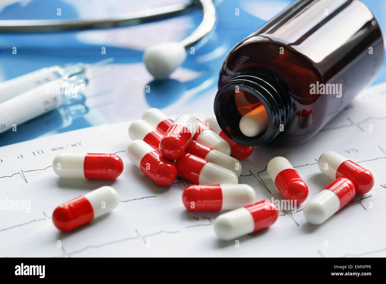 Prescription drugs Stock Photo