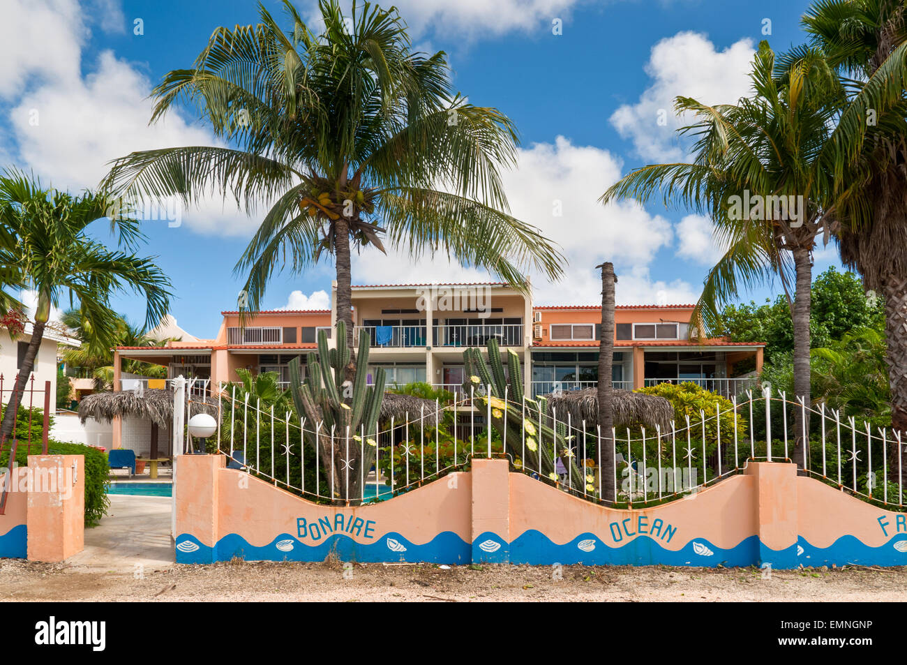 Bonaire Oceanfront Apartments located downtown peaceful Kralendijk