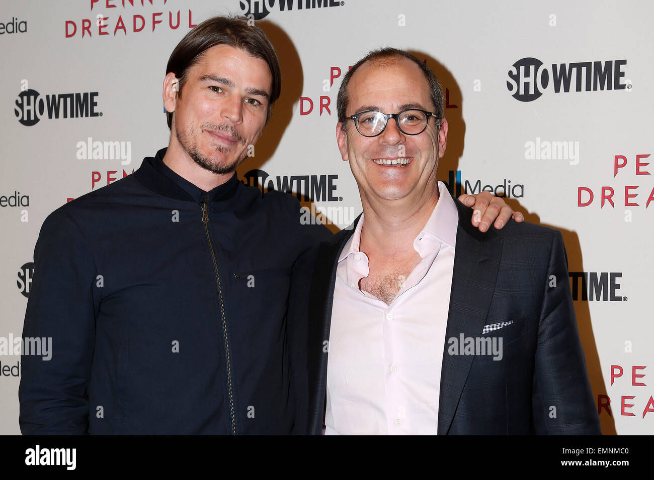 Toronto, Canada. 21st April, 2015. Actor Josh Hartnett and David Nevins arrive for Penny Dreadful Season 2 premiere at TIFF Bell Lightbox. Credit:  EXImages/Alamy Live News Stock Photo
