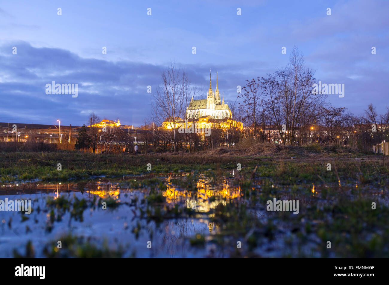 Cathedral of St. Peter and Paul, Brno, Czech Republic Stock Photo