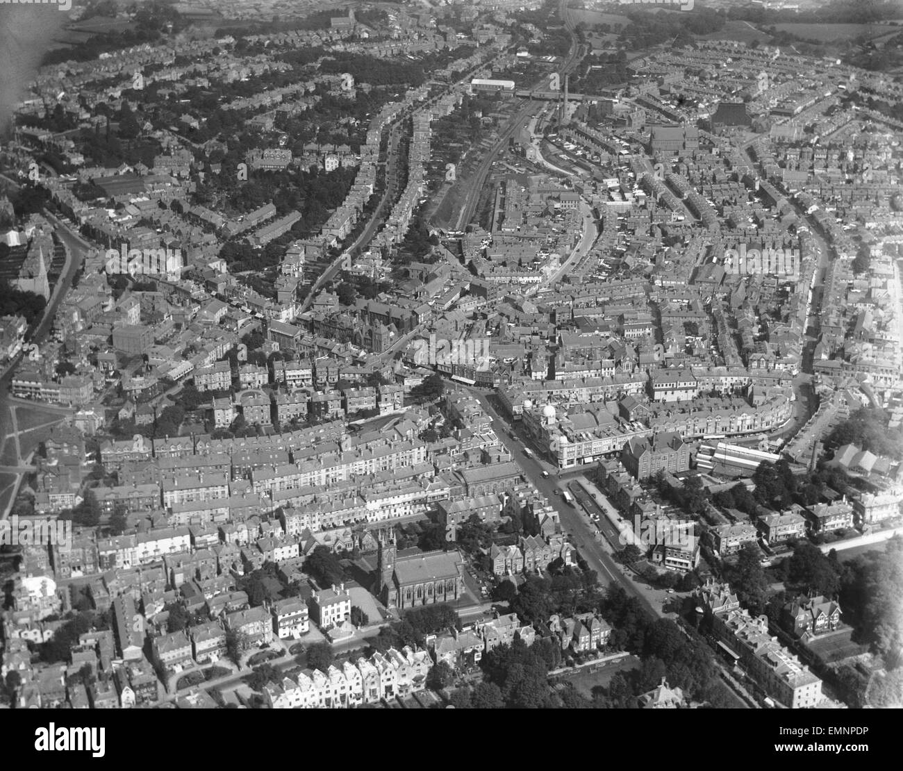 Aerial view of Tunbridge Wells Stock Photo Alamy