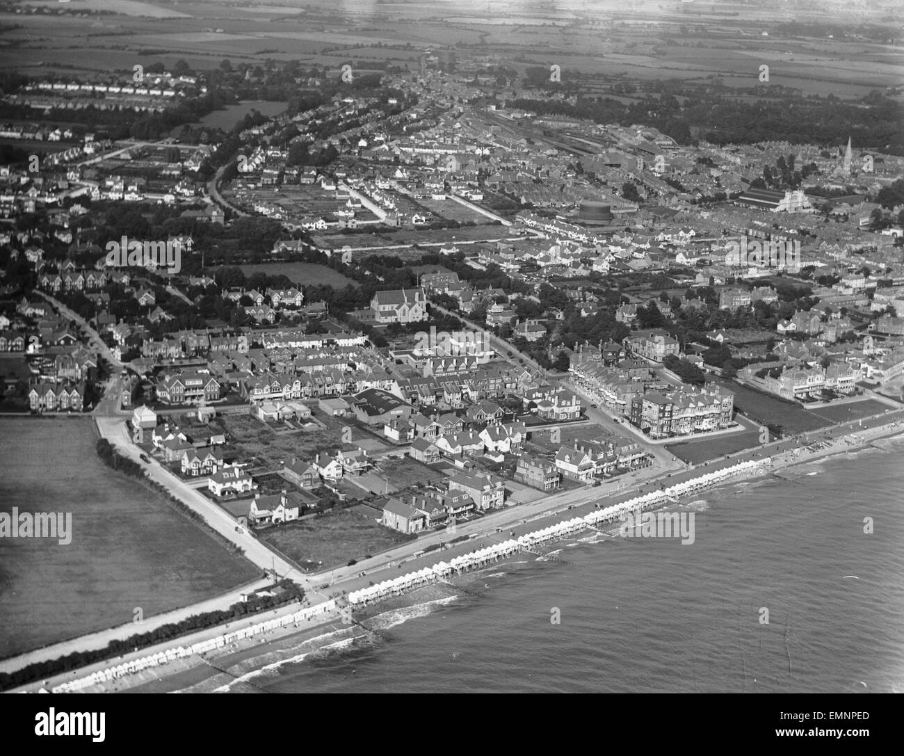 Aerial view of Bognor Stock Photo Alamy