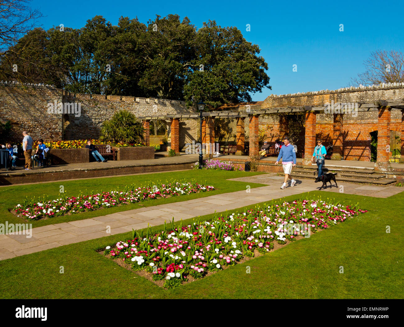 Connaught Gardens Sidmouth Devon England Stock Photos & Connaught