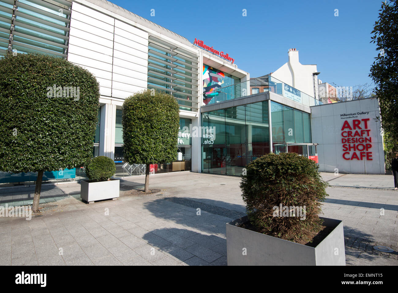 Millenium Gallery in Sheffield, South Yorkshire England UK Stock Photo