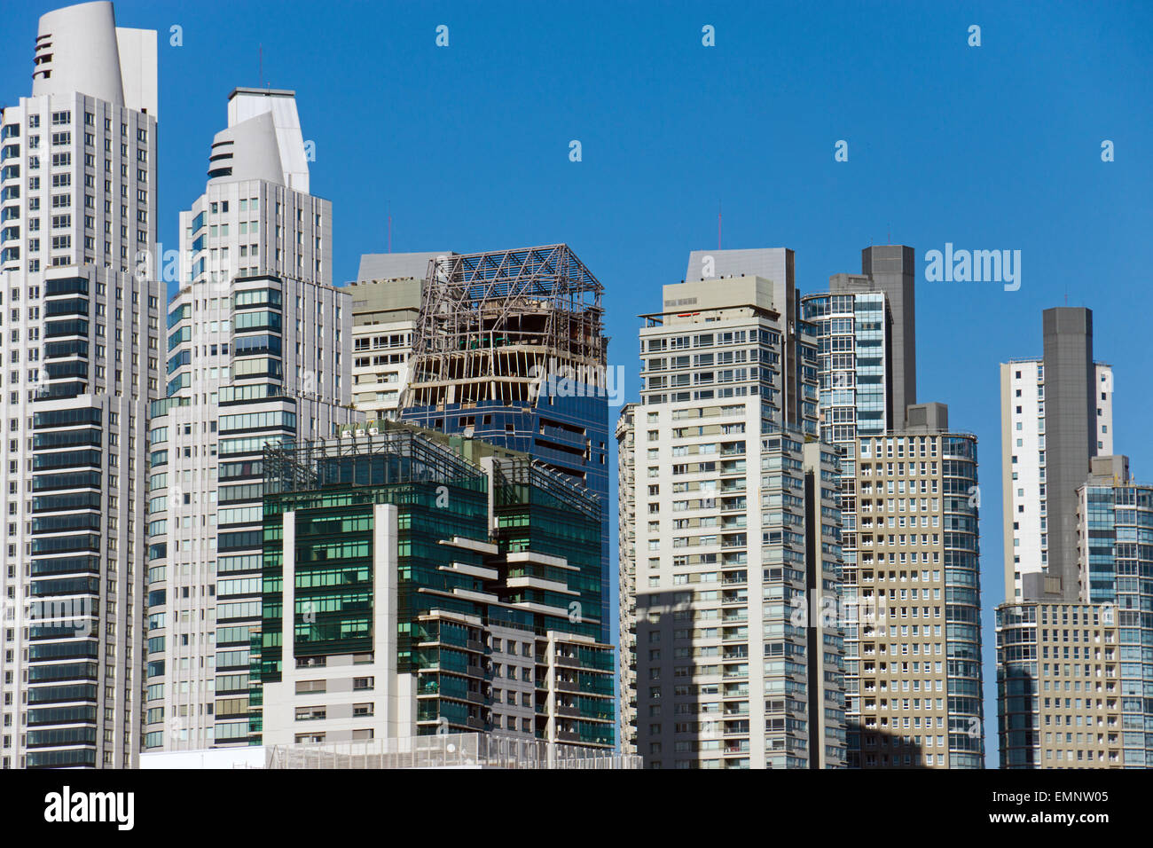 New skyscrapers in Puerto Madero, Buenos Aires, Argentina Stock Photo