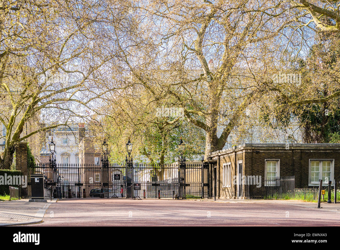 The approach to the royal palace of St James palace, London, off the ...