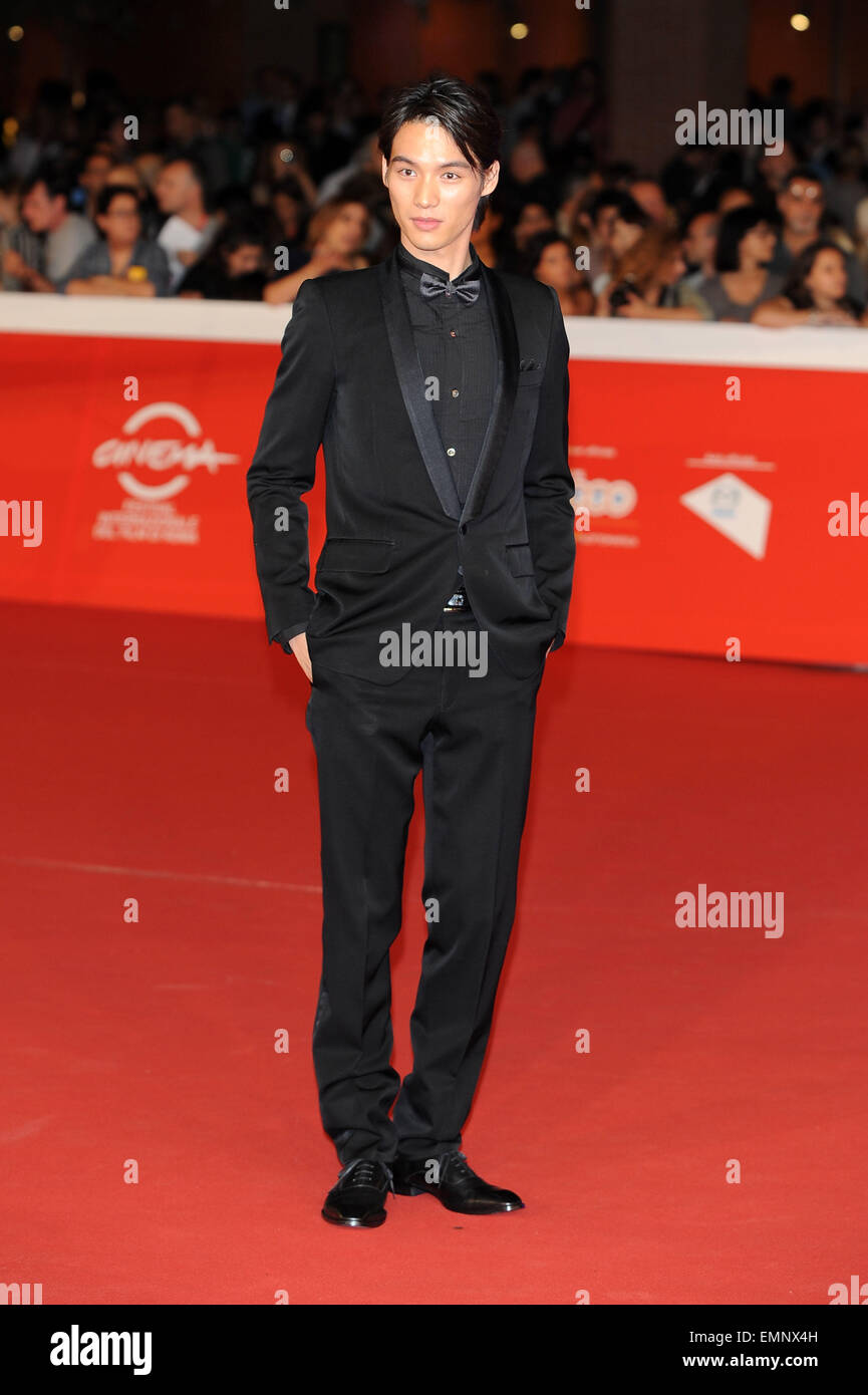 The 9th Rome Film Festival - 'Kamisama No Iutoori' ('As The Gods Will') -  Gala screening Featuring: Hirona Yamazaki,Sota Fukushi,Takashi Miike Where:  Rome, Italy When: 18 Oct 2014 Stock Photo - Alamy