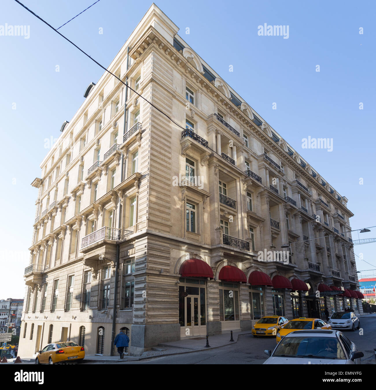 The Pera Palace Hotel in Beyoglu Istanbul Turkey Stock Photo