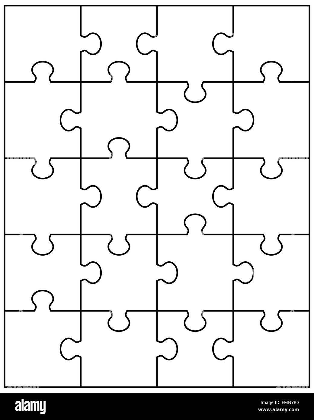 puzzle en blanco