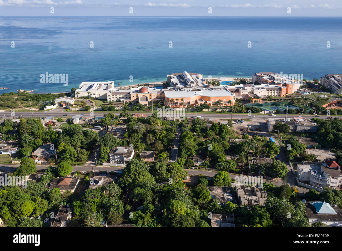 Montego Bay, Jamaica Coastline Aerial View Stock Photo Alamy