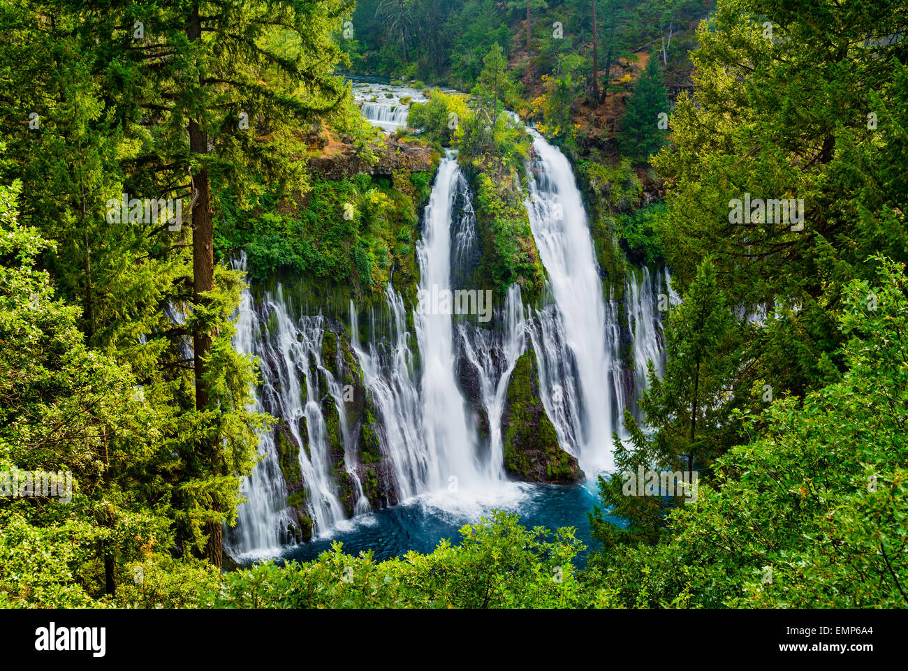 McArthurBurney Falls in Northern California Stock Photo Alamy