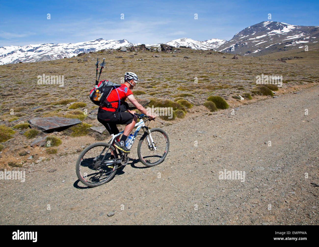Mountain bike sierra nevada spain hi-res stock photography and images