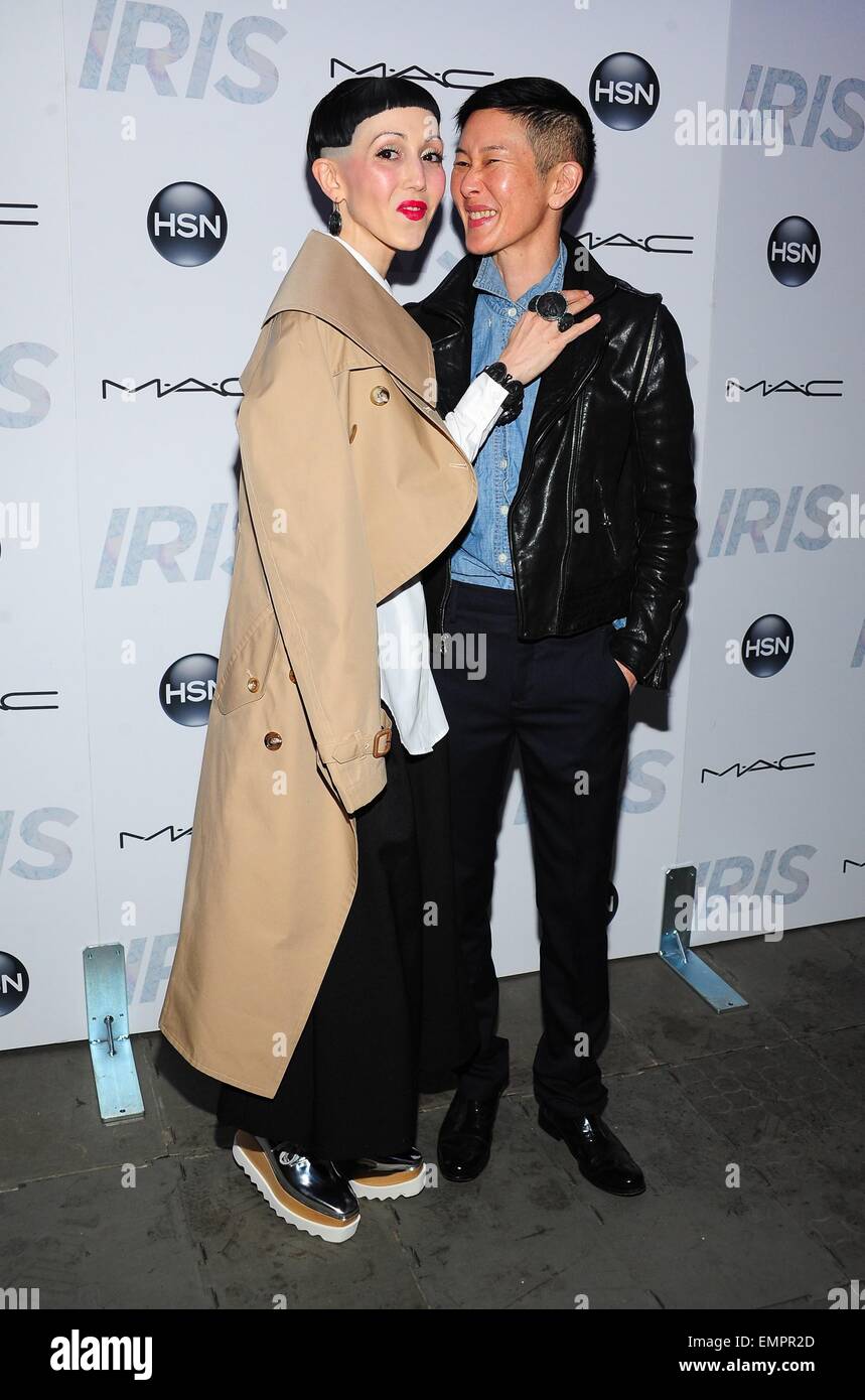 New York, NY, USA. 22nd Apr, 2015. Michelle Harper, Jenny Shimizu at arrivals for IRIS Premiere - Part 2, The Paris Theatre, New York, NY April 22, 2015. Credit:  Gregorio T. Binuya/Everett Collection/Alamy Live News Stock Photo