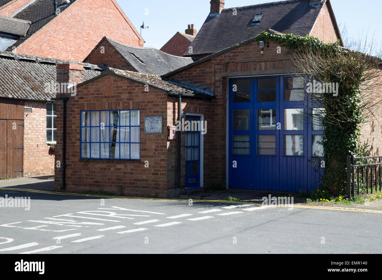 The Old Fire Station building in Bidford on Avon Warwickshire Stock