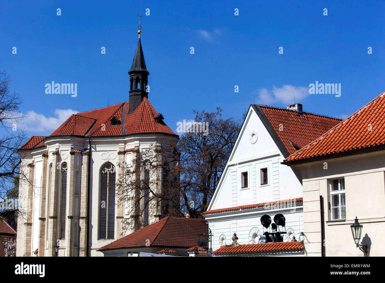Hradcany, Church of St. Roch, Strahov courtyard, Prague Czech Republic Stock Photo