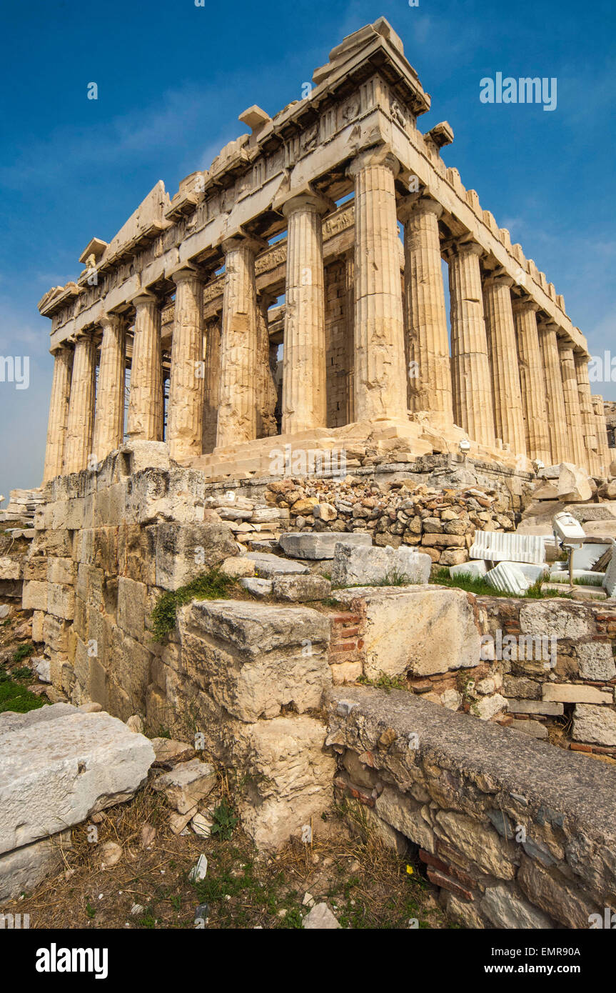 ATHENS/GREECE 6TH OCTOBER 2006 - The Parthenon Stock Photo