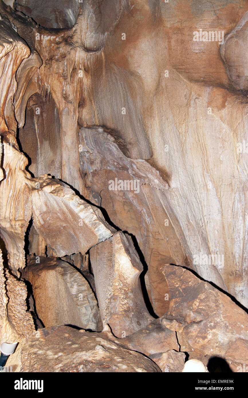 Javoricko stalactite caves, Czech republic Stock Photo