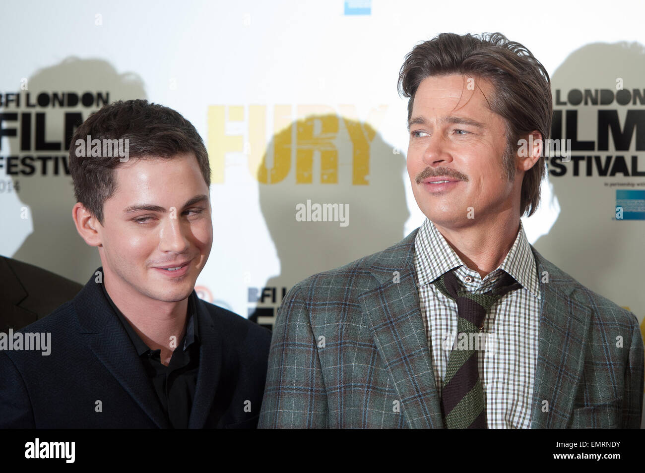 BFI London Film Festival 'Fury' Photocall Featuring Brad Pitt
