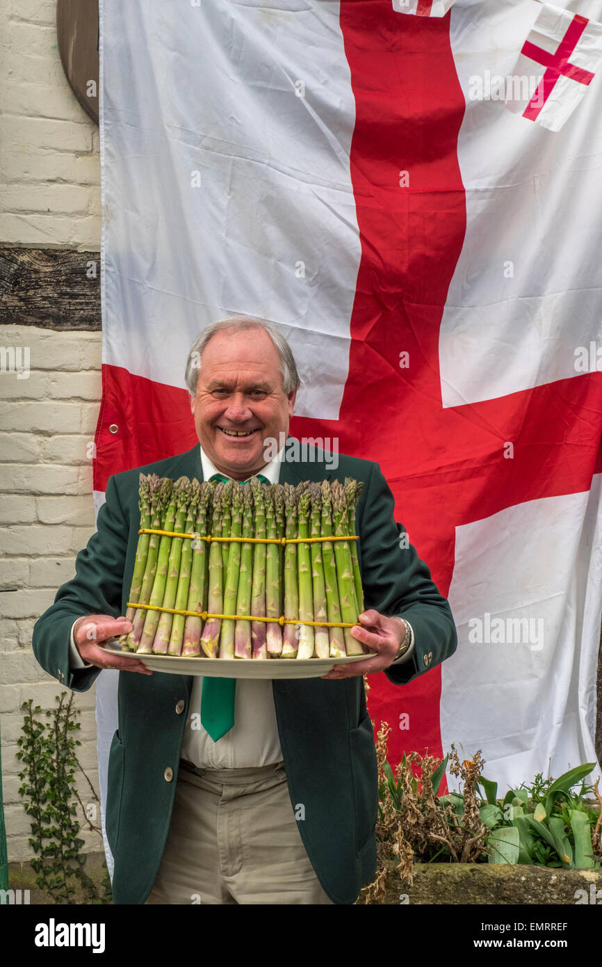 Evesham UK 23rd Apr 2015 The Archer s Eddie Grundy Actor Trevor 