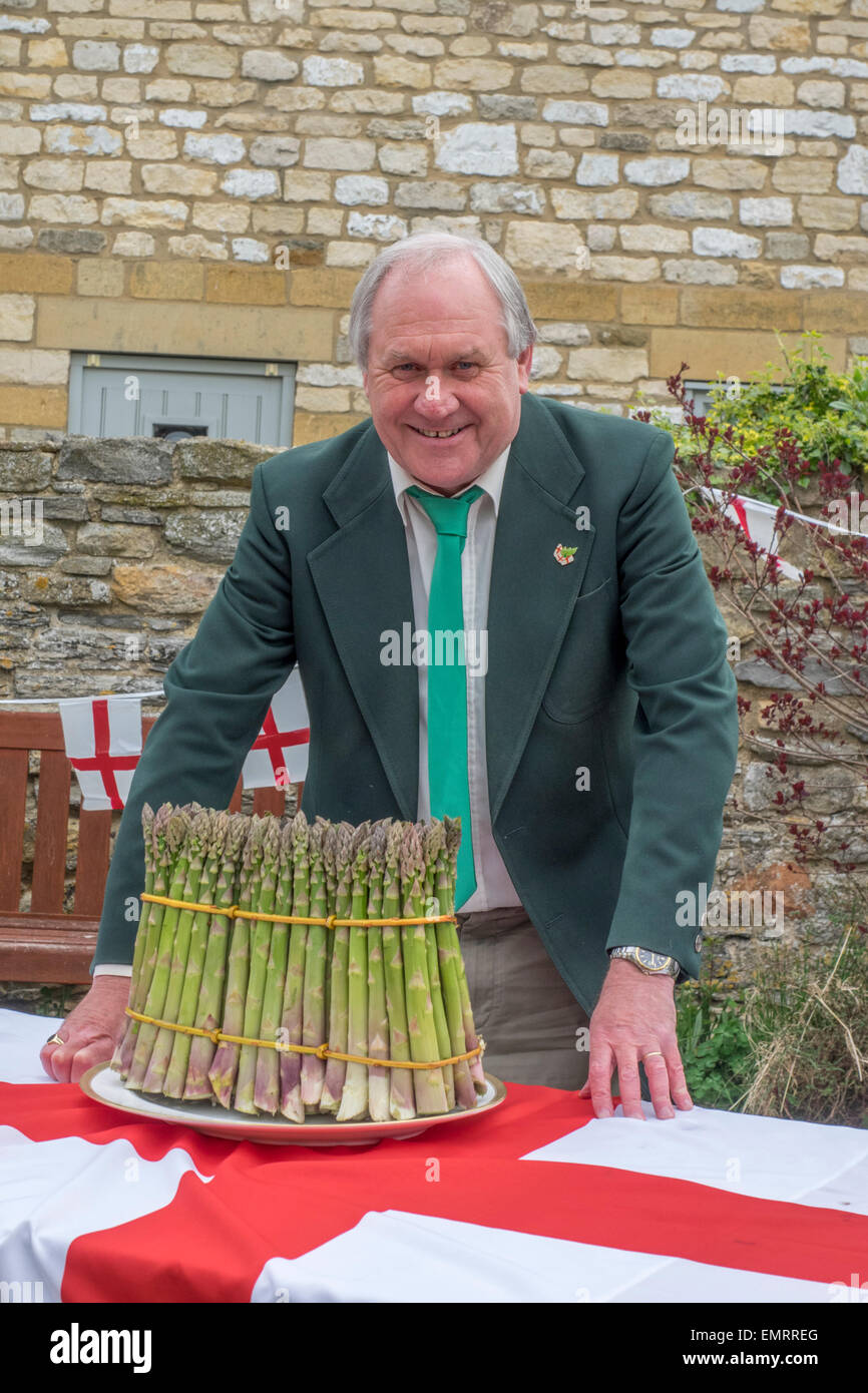Evesham, UK. 23rd Apr, 2015. The Archer’s Eddie Grundy, actor Trevor