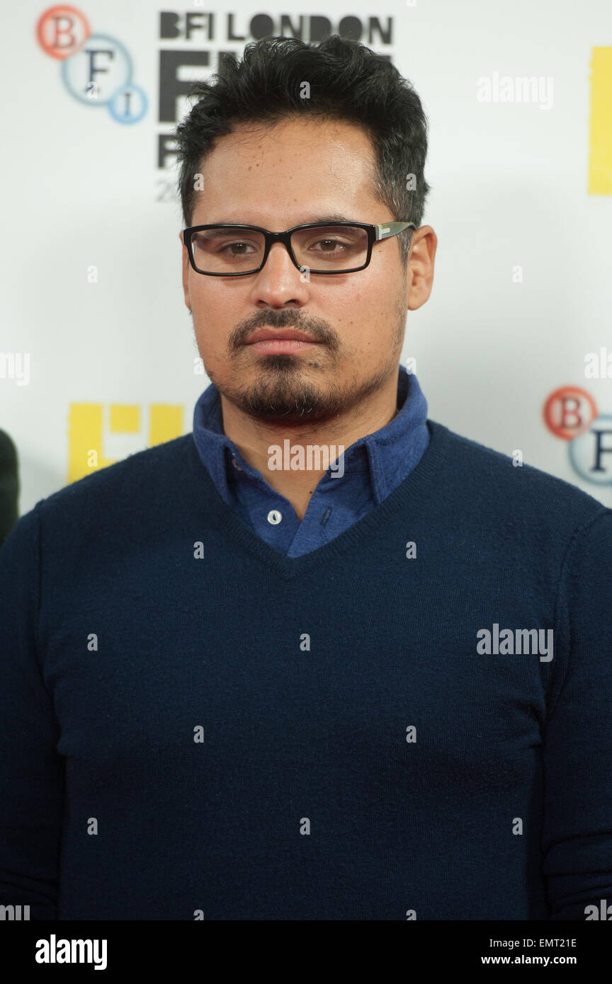 58th BFI LFF: Fury - photocall held at the Corinthia Hotel.  Featuring: Michael Pena Where: London, United Kingdom When: 19 Oct 2014 Stock Photo