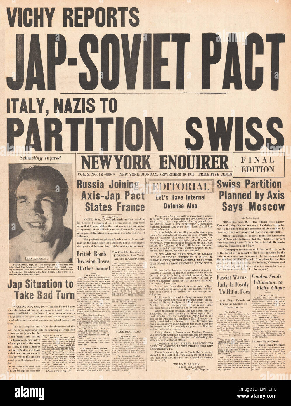 Image result for soviet - japan neutrality pact - 1940 newspaper