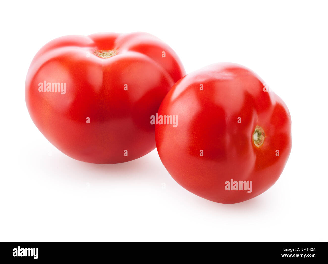 Tomatoes isolated on white background with clipping path Stock Photo ...