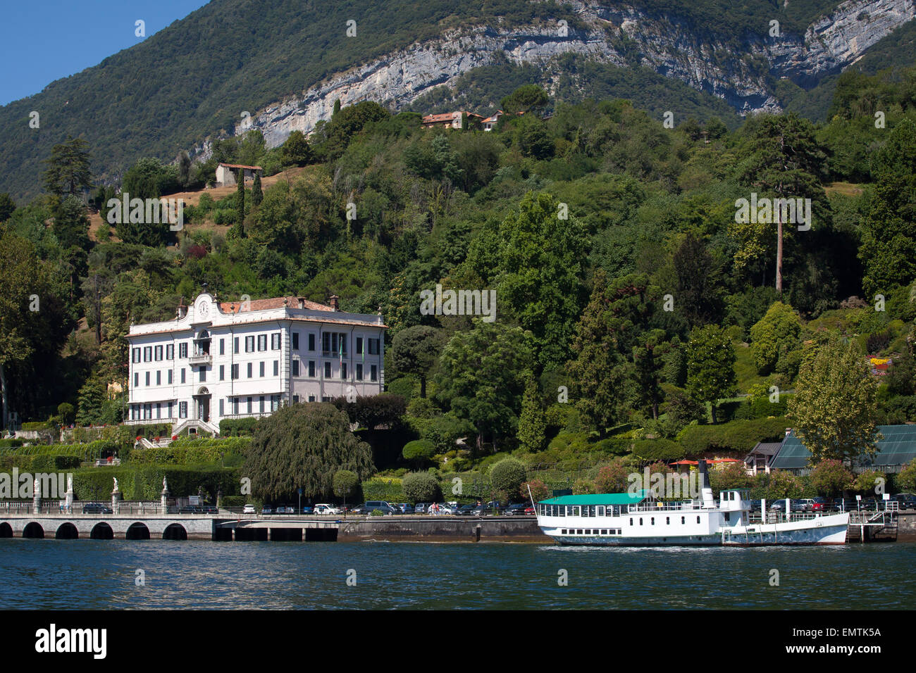 Villa Carlotta in Tremezzo, Lake Como, Italy Stock Photo