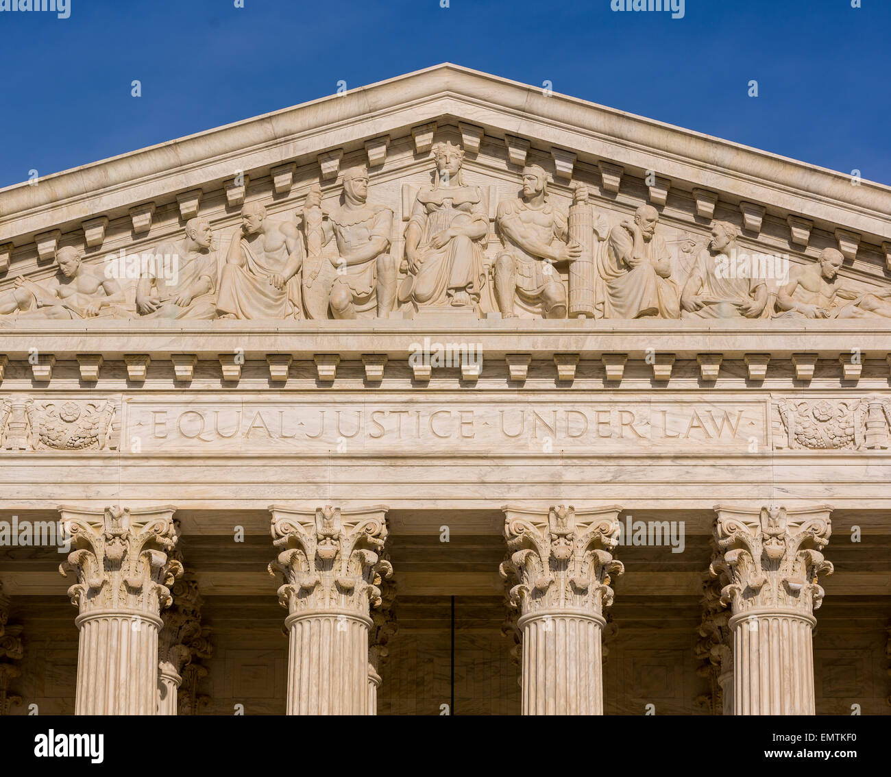 WASHINGTON, DC, USA - United States Supreme Court building exterior. Stock Photo