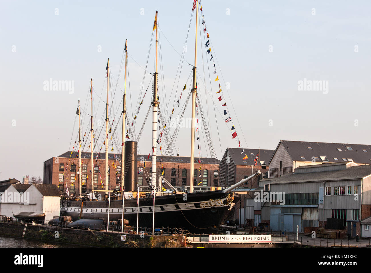 Bristol,Brunel's SS.Great Britain ship/boat at Great Western Dockyard.This  award-winning visitor attraction is number 1 of 97 Br Stock Photo - Alamy