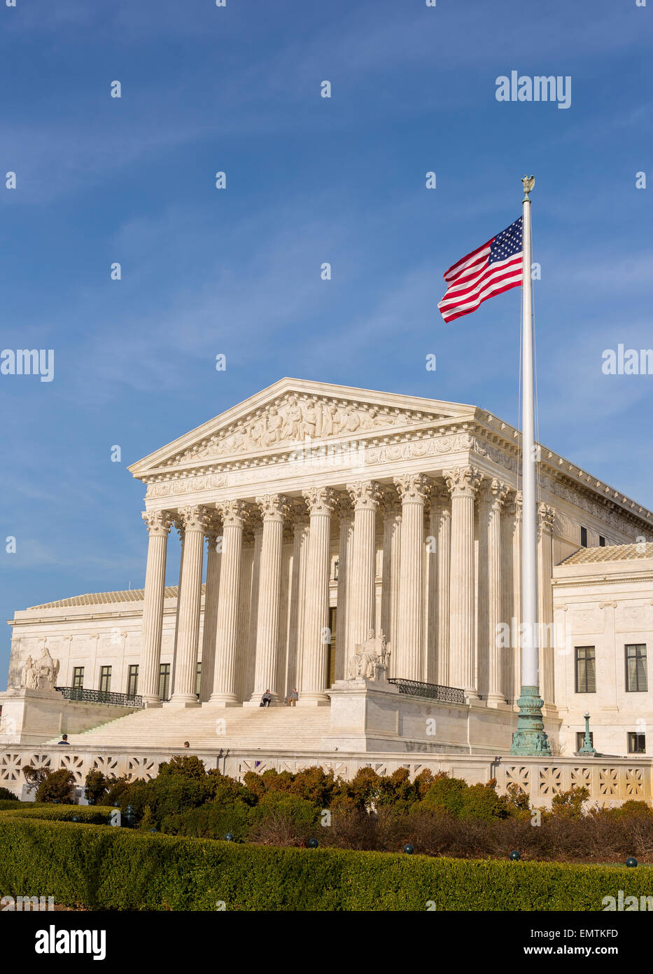 WASHINGTON, DC, USA - United States Supreme Court building exterior. Stock Photo