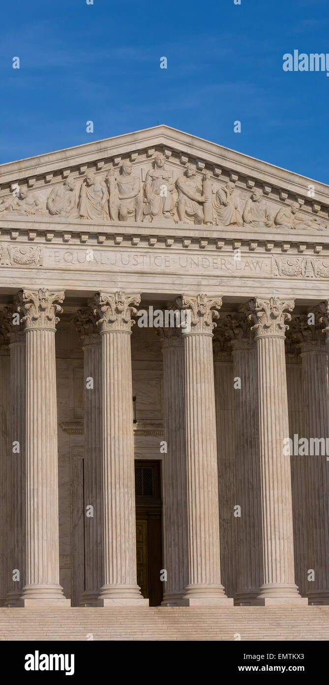 WASHINGTON, DC, USA - United States Supreme Court building exterior. Stock Photo