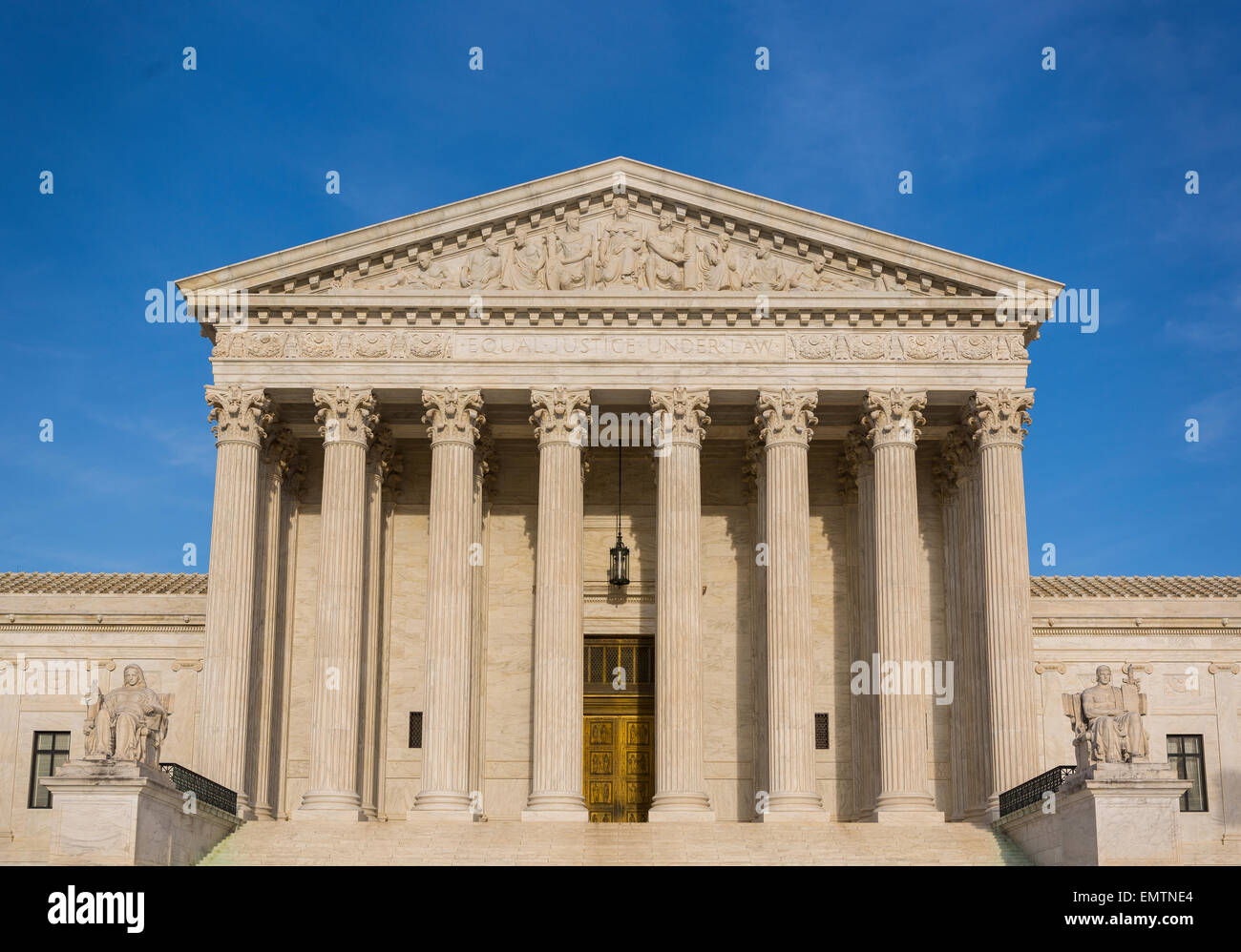 WASHINGTON, DC, USA - United States Supreme Court building exterior. Stock Photo