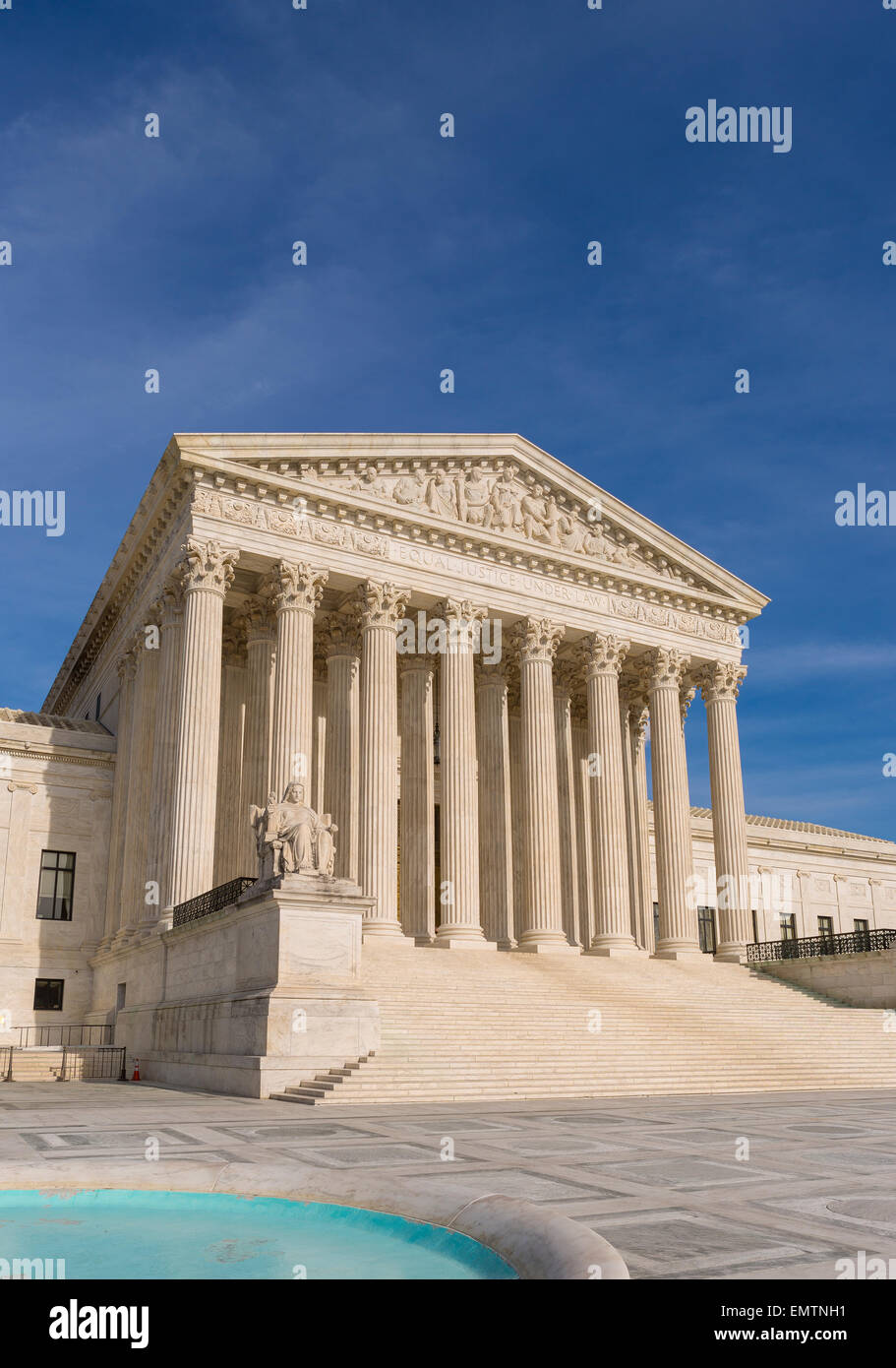 WASHINGTON, DC, USA - United States Supreme Court building exterior. Stock Photo