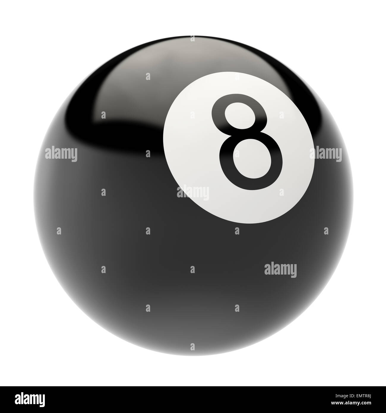 billiard ball isolated on white background Stock Photo Alamy