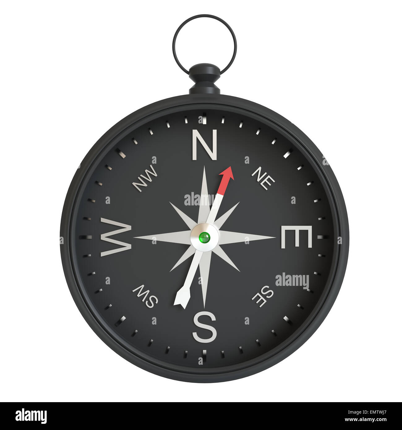 Compass isolated on white background Stock Photo - Alamy