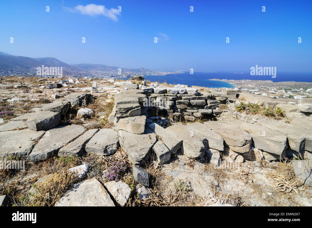Delion Sanctuary of Apollo archaeological site, Paros Island, Greece