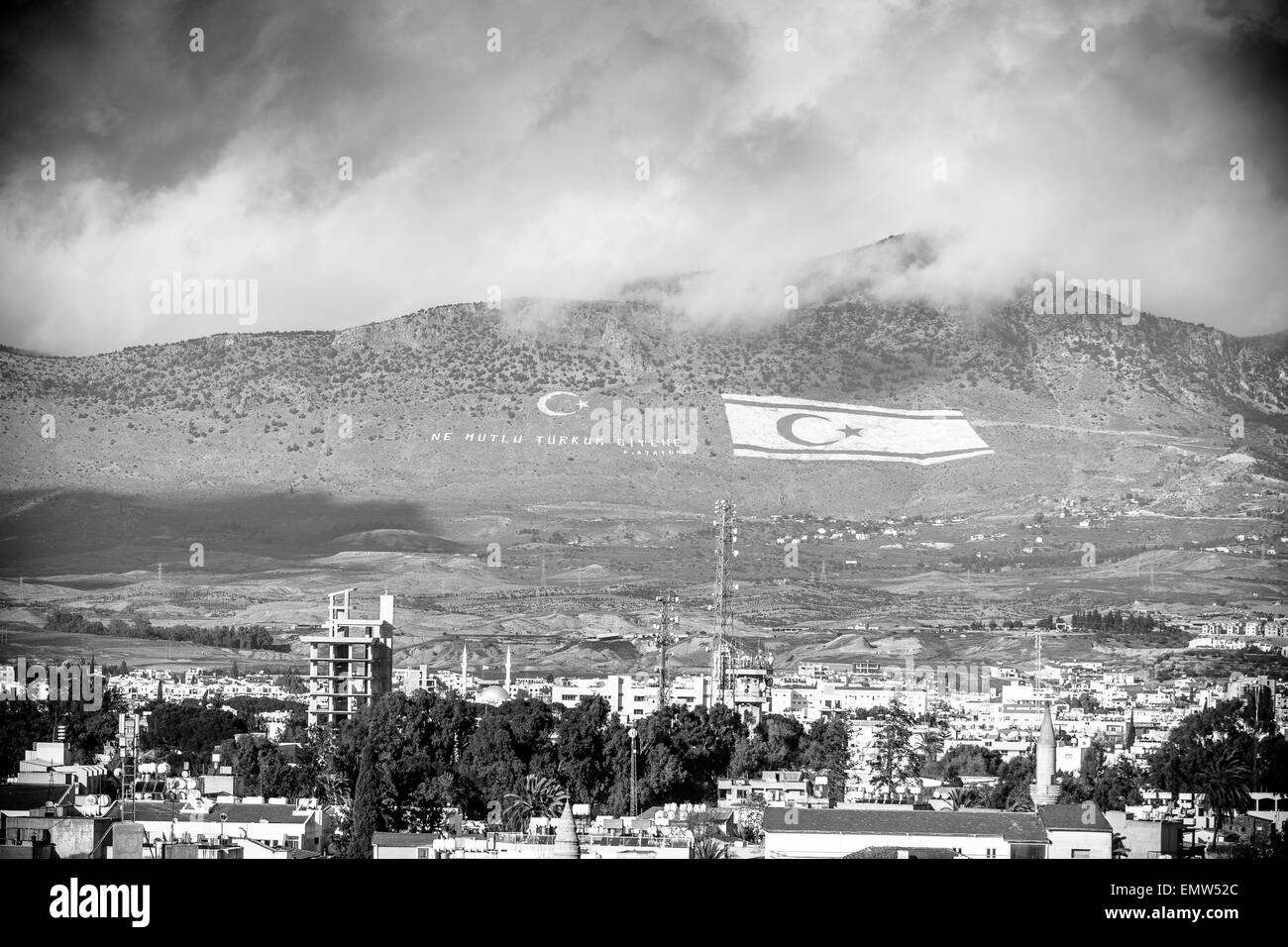 Nicosia street view Black and White Stock Photos & Images - Alamy